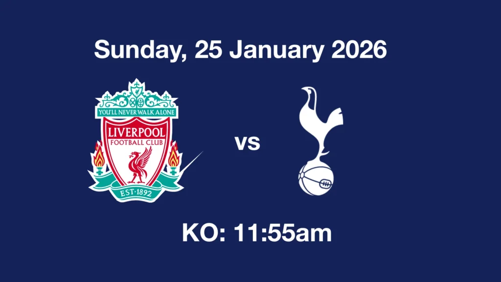 Liverpool vs Spurs