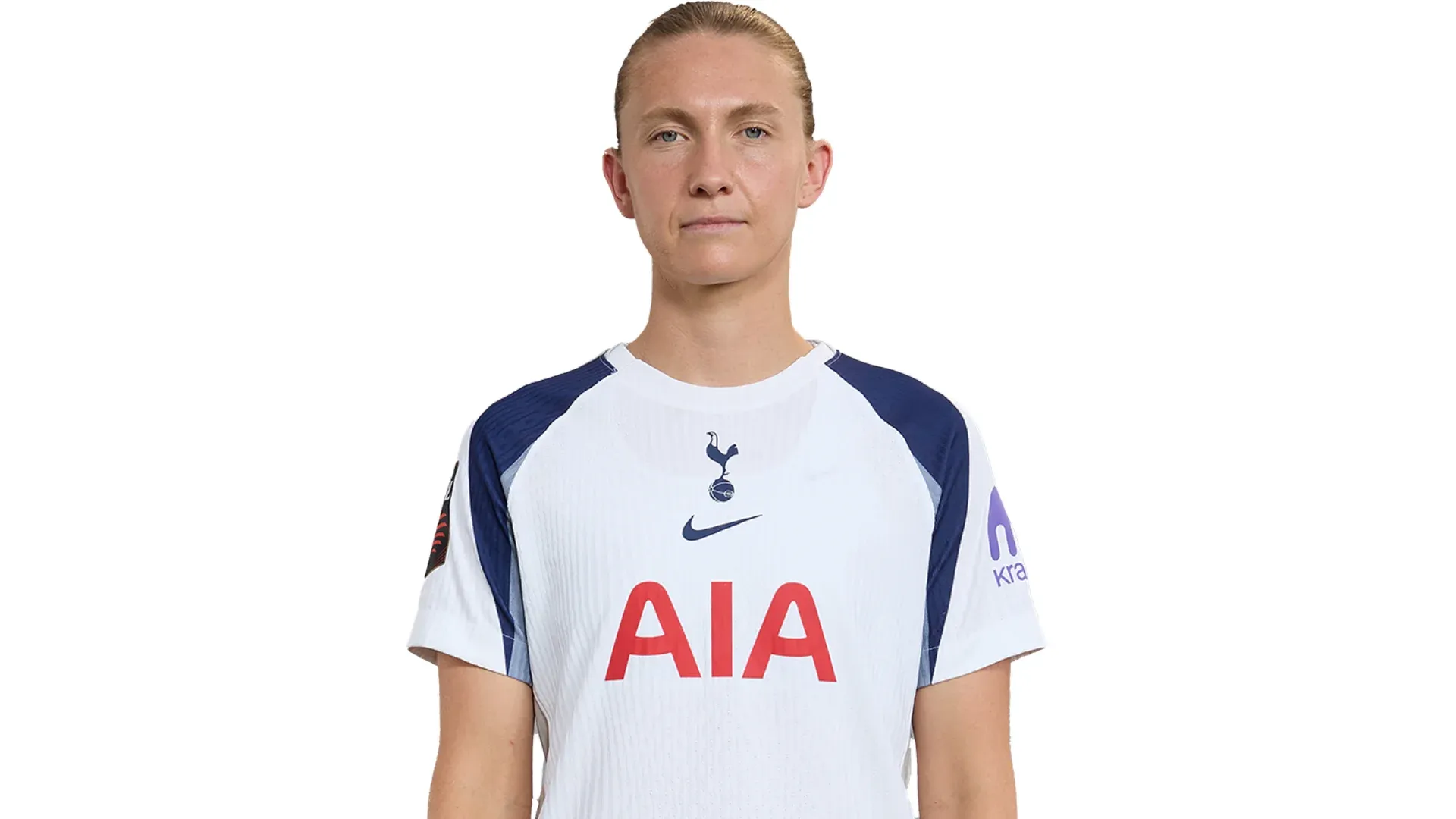 Clare Hunt of Tottenham Hotspur in home shirt