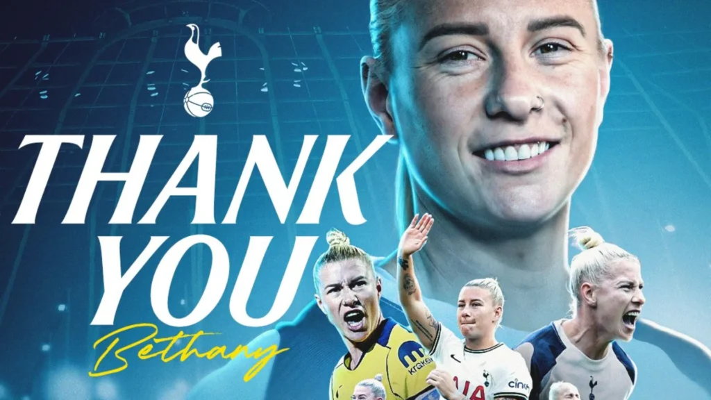 A thank you graphic showing varous images of Bethany England